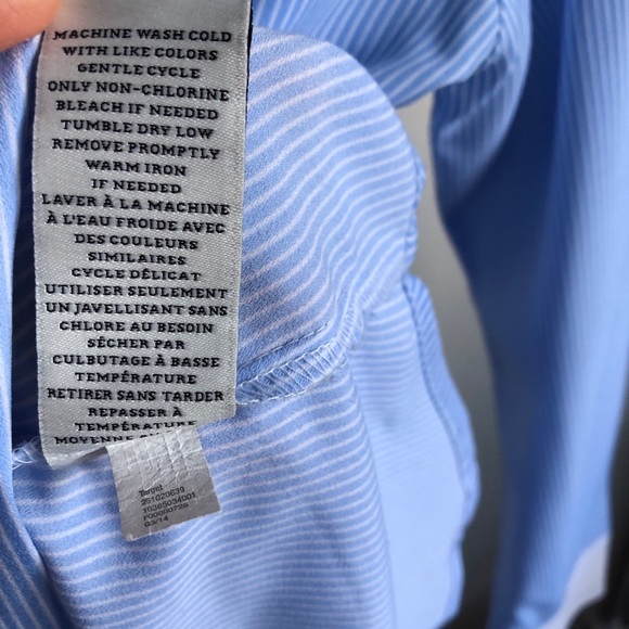 Altuzarra Blue and White Striped Blouse - Picture 6 of 10